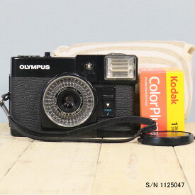 【整備済】【保証付 】　オリンパス　OLYMPUS PEN EF　S/N 1125047（ケース・フイルム付セット）　フィルムカメラ　フイルムカメラ　【中古】