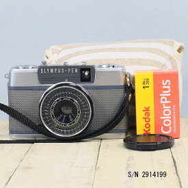 【整備済】【保証付 】　オリンパス　OLYMPUS PEN EES-2　S/N 2914199（ケース・フイルム付セット）　フィルムカメラ　フイルムカメラ　【中古】