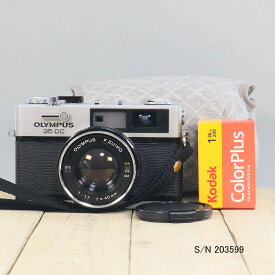 【整備済】【保証付 】　オリンパス　OLYMPUS 35 DC　S/N 203599（ケース・フイルム付セット）　フィルムカメラ　フイルムカメラ　【中古】