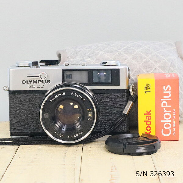 【整備済】【保証付 】　オリンパス　OLYMPUS 35 DC　S/N 326393（ケース・フイルム付セット）　フィルムカメラ　フイルムカメラ　【中古】