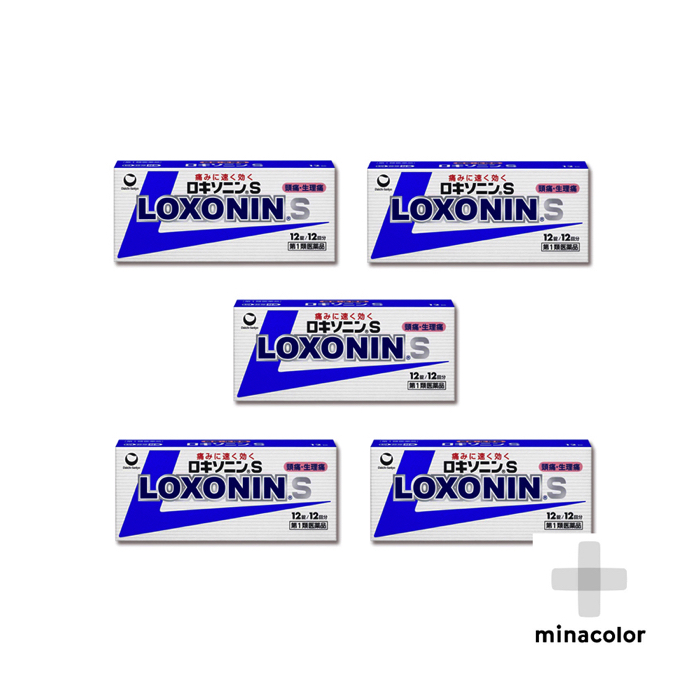 ロキソニンS 12錠 ×5個セット 処方薬と同じ成分（第1類医薬品）※セルフメディケーション税制対象 ミナカラ薬局