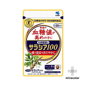 小林製薬のサラシア100 約20日分 60粒 血糖値が高めの方 (特定保健用食品)