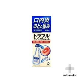 【第3類医薬品】トラフルクイックショット 20ML 口内炎に スプレー剤