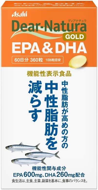 【タイムセール！】ディアナチュラゴールド EPA＆DHA 60日分  360粒