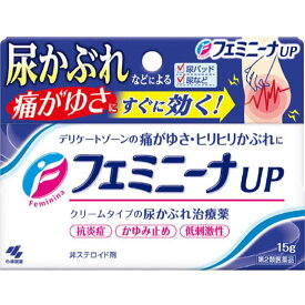 【第2類医薬品】フェミニーナUP 15g 尿かぶれ かゆみ止め薬