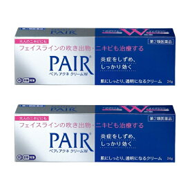 ペアアクネクリームW 24g ニキビ・吹き出物に効く 塗り薬（第2類医薬品） ×2個セット