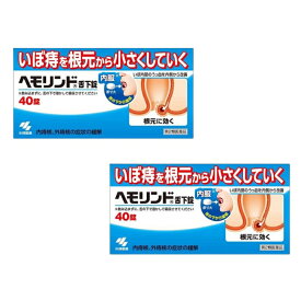 【第2類医薬品】ヘモリンド 舌下錠 40錠 切れ痔 いぼ痔 飲み薬 ×2個セット