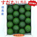 【クール便 送料無料】すだち ハウス【3L 秀A品 1kg箱 】産地直送 32玉～36玉 徳島産 スダチ すだち皮　スダチチン　すだち酢 すだち果汁【北海道,沖縄便は送料別途900円】