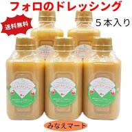 フォロのドレッシング【徳用330mlx5本】みなえマート特選品手造り フォロ 乳化液状ドレッシング 調味料【…
