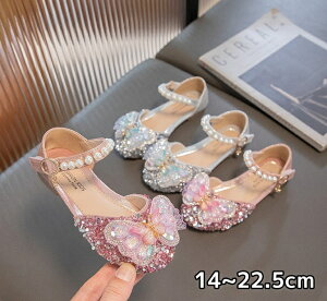 フォーマルシューズ 女の子 キッズ キラキラ マジックテープ付き 女の子 子供靴 夏 シューズ 歩きやすい かわいい パンプス ドレスシューズ ピアノ発表会 ジュニア 女児 シューズ 結婚式 プ