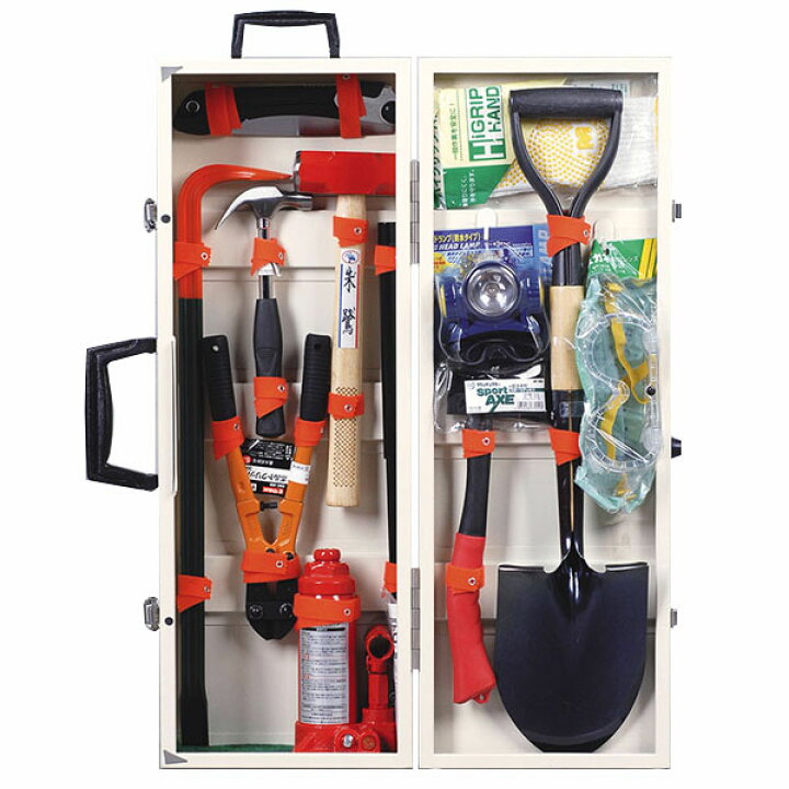 楽天市場】レスキューミニ（移動式救助工具セット） 脱出用工具 : 命一 