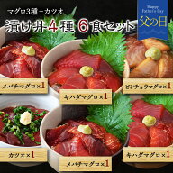 海鮮丼 セット 冷凍 【 漬け丼 6袋セット 6人前 メバチマグロ 2袋 ビンチョウマグロ カツオ 各1袋 キハダ…