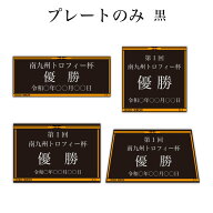 プレートのみ 黒プレート白銀文字 既製アルミプレート ブラック 【レーザー彫刻名入れ】【メール便対応】…