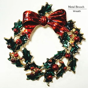 NX}X^u[`@[X@Christmas Metal Brooch@@NX}Xv[gɍœK