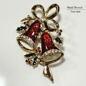 �N���X�}�X���^���u���[�`�@�c�C���x���@Christmas Metal Brooch�@�������@�N���X�}�X�v���[���g�ɍœK