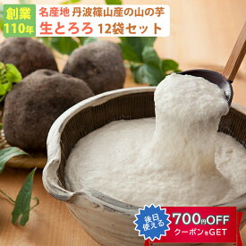 お中元 2025 【楽天1位】丹波篠山産 山の芋 生とろろ1箱 YS60（60g×12袋） 山芋 河南勇商店 ギフト のし対応可 夏ギフト