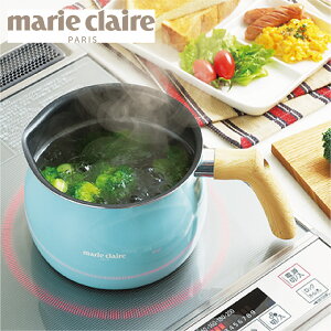 マリクレール ハンディクックパン MC-080 キッチン ギフト 新生活 クックパン グッズ 贈り物 アルミ 軽量 便利 IH・直火対応 使いやすい かわいい 便利 取っ手 木目調 送料無料