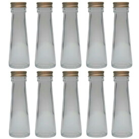 ハーバリウム 瓶 テーパー 50ml 10本セット キャップ付き 横浜ハーバリウム弐番店