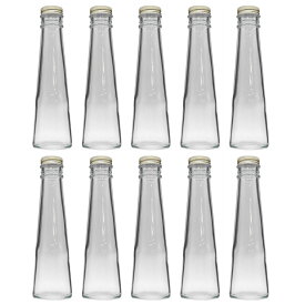 ハーバリウム 瓶 テーパー 120ml 10本セット キャップ付き 横浜ハーバリウム弐番店