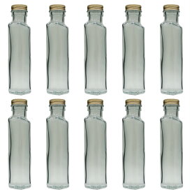 ハーバリウム 瓶 ハート 100ml 10本セット キャップ付き 横浜ハーバリウム弐番店