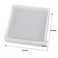 シリコンモールド 四角10x10 レジン 型
