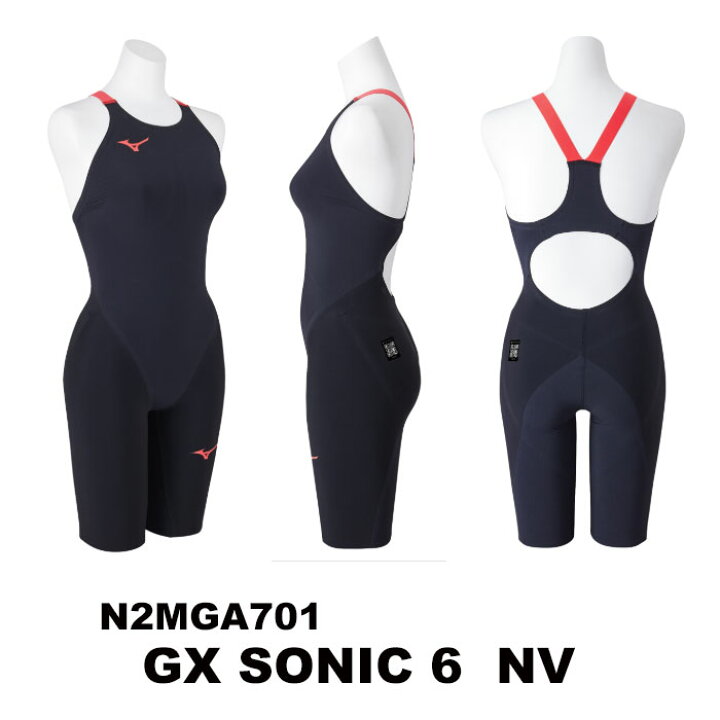 楽天市場】MIZUNO 競泳用GX・SONIC 6 NV ハーフスーツ[ウィメンズ 