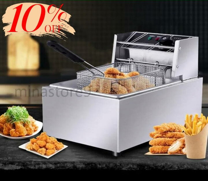 BriSunshine フライヤー 電気 5L 卓上フライヤー 業務用 3つバスケット付 60℃-200℃温度調節 100Ⅴ 140 BriSunshine フライヤー 電気 5L 卓上フライヤー 業務用 3つバスケット付 60℃-200℃温度調節 100Ⅴ 1400W 揚げ物  天ぷら 唐揚げバスケット付き 省スペース ステンレス鋼 防錆性あり お手入れ簡単 家庭用/ギョウムヨウ 電気フライヤー 業務用」の人気商品一覧 |  安い商品を ...