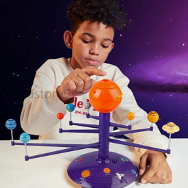天体おもちゃ 知育玩具 天体軌道模型 みんなで楽しめる 太陽系模型 プラネタリウム 太陽系 天文学 太陽系 軌道模型 天体運動 科学研究 ヒーリング 太陽と月 天文学 宇宙研究 実験玩具 知育玩具 入学 誕生日プレゼント