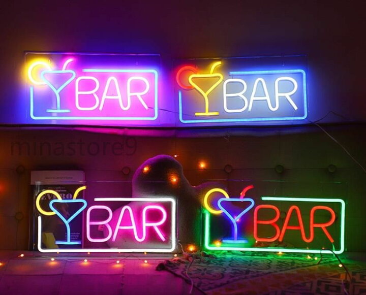 楽天市場】バーネオンサイン BARネオンライトサイン USB給電 