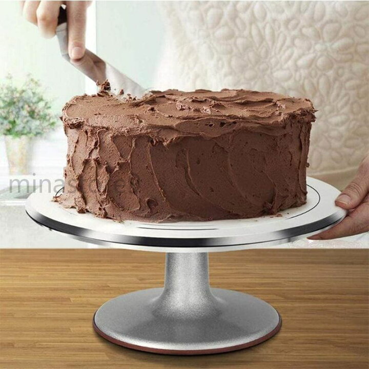 楽天市場】ケーキ 回転台 ケーキ装飾台 ケーキ作り用 ターンテーブル 