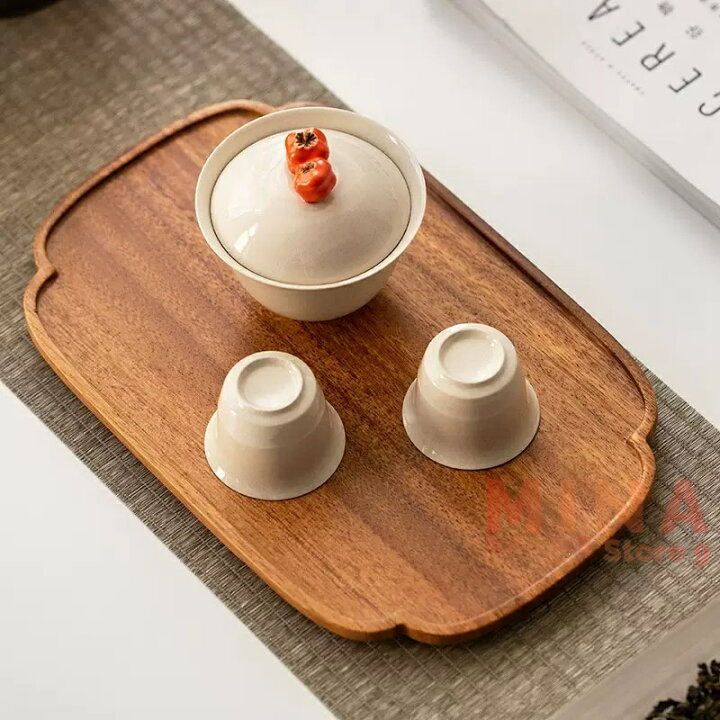 楽天市場】木製食器 クルミの木 プレート お茶 お菓子 お皿 ウッド 