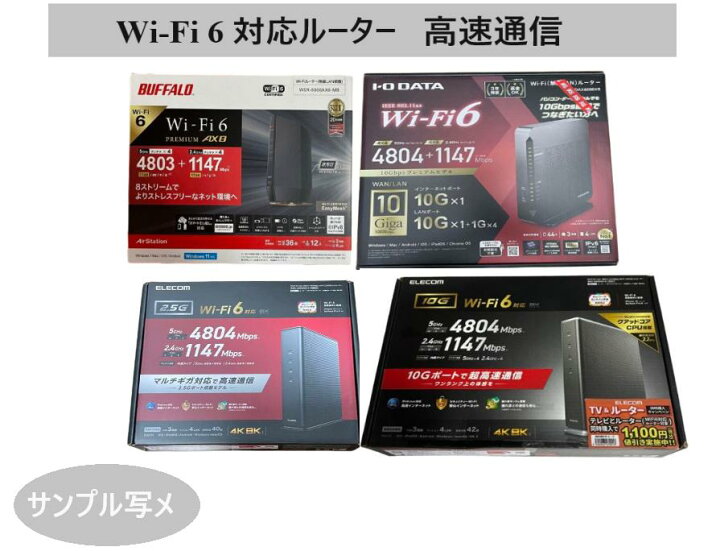 楽天市場】Wi-Fi6対応 ルーター 4804Mbps/4803Mbps+1147Mbps IPv6対応 