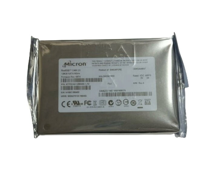 SSD Interno HP Micron RealSSD C400 128GB - SATA 2.5 Pollici, Modello MTFDDAK128MAM-1J1 (Usato)