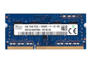 SK hynix  HMT451S6DFR8A-PB dΉ (1.35 V) PC3L-12800S (DDR3L-1600) 4GB SO-DIMM 204pin ʎ (1Rx8) 1600Mhz CL11 m[gp\Rp PCp[c VioNi