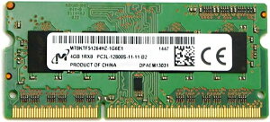 Micron S.O.DIMM m[gp\Rp ݃ MT8KTF51264HZ-1G6E1 PC3L-12800S DDR3L-1600 4GB 1Rx8 1.35V 204pin VioNi