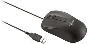 ����FUJITSU USB���w���}�E�X M520 3�{�^�� 1000 DPI ���藘���Ή� CP664645-01 �u���b�N �V�i�o���N�i
