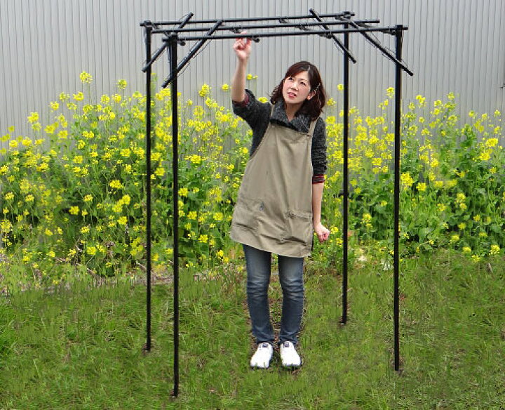 楽天市場 第一ビニール フルーツ栽培キット くだもの棚セット Kt S 幅90cm 奥行1cm 支柱 フルーツ棚 藤棚 ミナトワークス