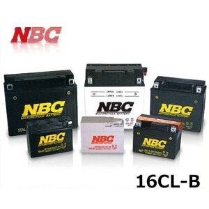 NBC �o�C�N�p�o�b�e���[ GEL 16CL-B (�����\���� MF GEL) [�o�C�N �o�b�e���[]