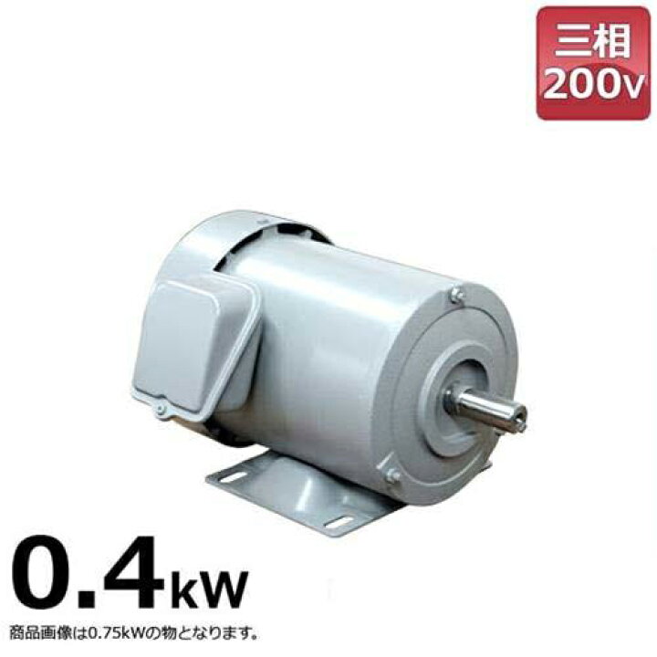 楽天市場】日立産機 三相モーター 0.4kW 4P 200V TFO-FK型 (0.5馬力/全 