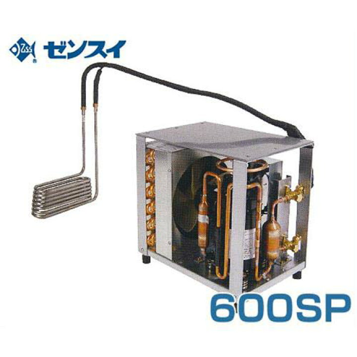 楽天市場 ゼンスイ 大型水槽用クーラー 600sp 冷却水量2100l以下 三相0v 淡水 海水両用 600sp 活魚水槽用 ミナト電機工業