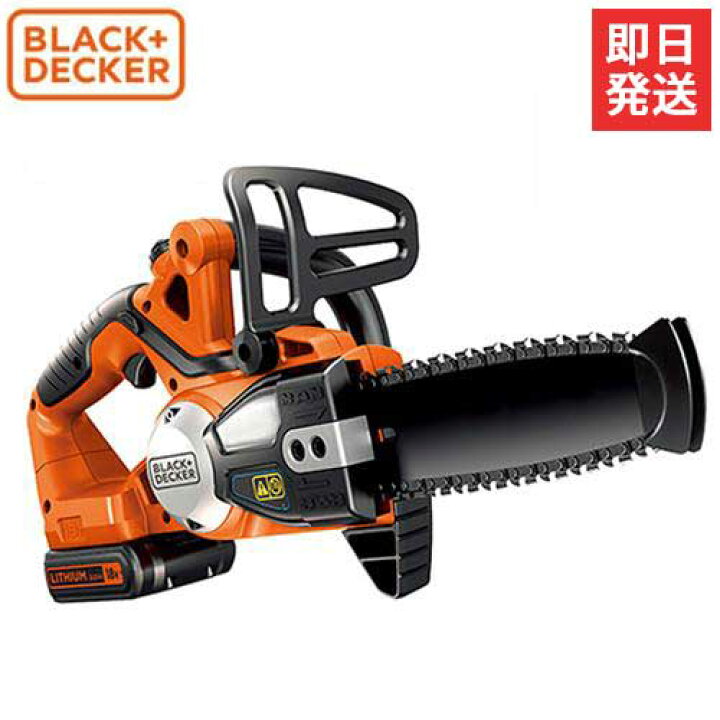 楽天市場】ブラック&デッカー 充電式チェーンソー GKC1820L2N (18V 
