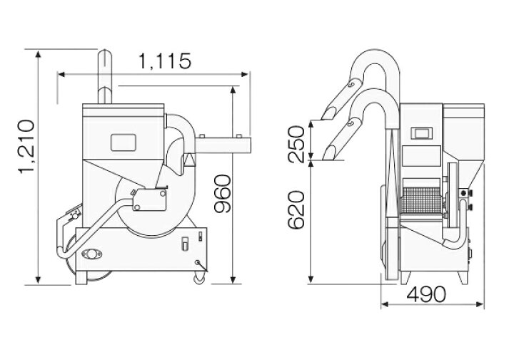 楽天市場】大竹製作所 インペラもみすり機 FS20R (3〜4俵/時 