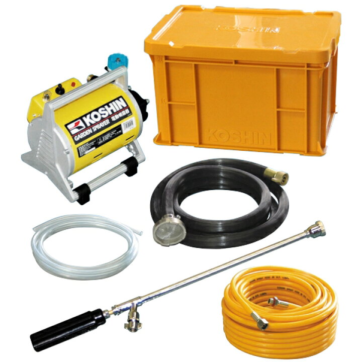 楽天市場】工進 100V電動噴霧器 MS-252C (20mスプレーホース＋鉄砲 