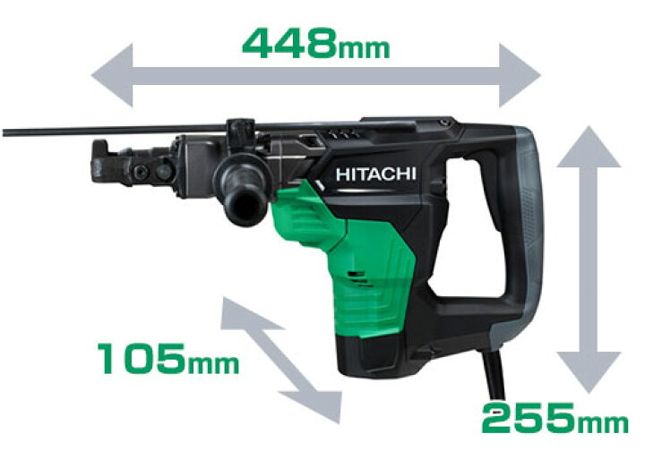 楽天市場】HiKOKI 日立工機 電動ハンマドリル DH40SC (40mm/六角軸 