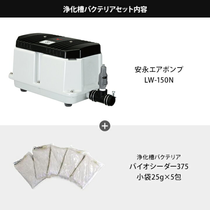 楽天市場】安永エアポンプ エアーポンプ LW-150N (単相100V/150L) 単品 