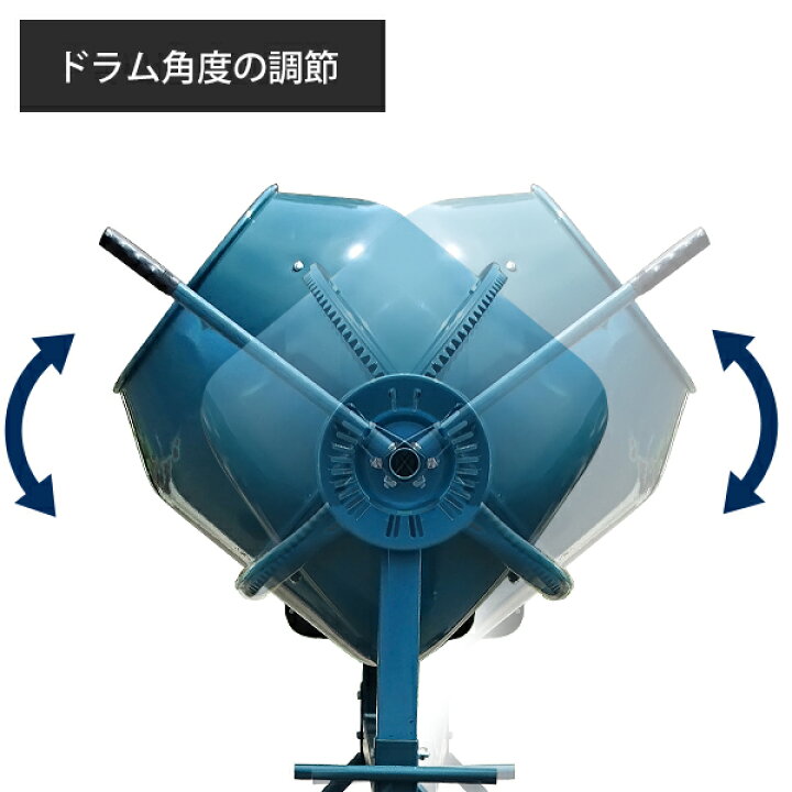 楽天市場】ミナト 電動コンクリートミキサー 2切 MMX-50 (100Vモーター  