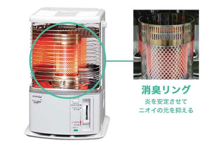 楽天市場】トヨトミ 石油ストーブ シングル燃焼 RS-H2924(W) (ホワイト 