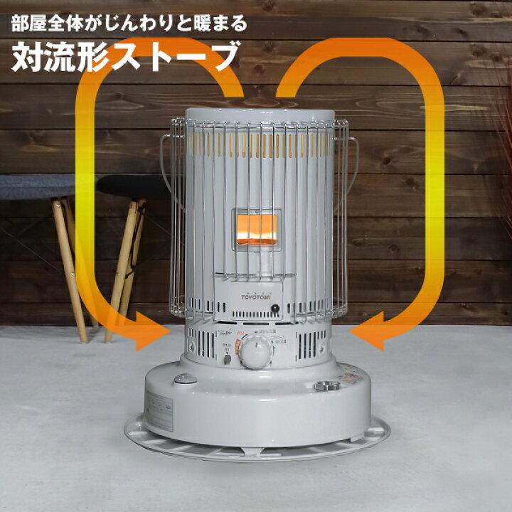 楽天市場】トヨトミ 対流形 石油ストーブ KS-67H(WT) ピュアホワイト  