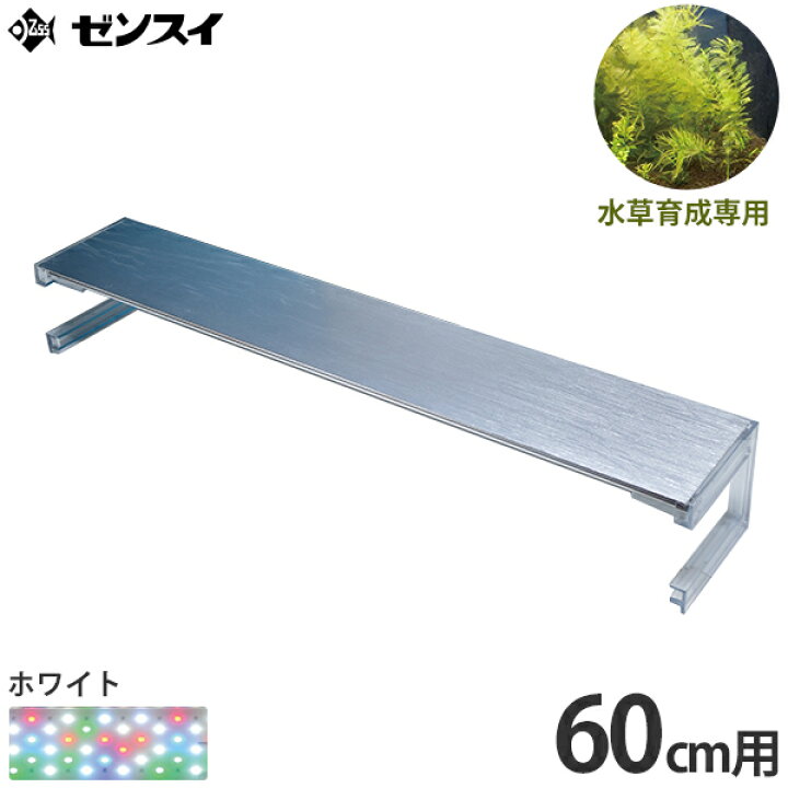 楽天市場 ゼンスイ 超薄型 Ledランプ 60cm水槽用 ホワイト Nano Levil 600 水草用 ナノレビル Ledライト 照明 鑑賞魚 熱帯魚 白 ミナト電機工業