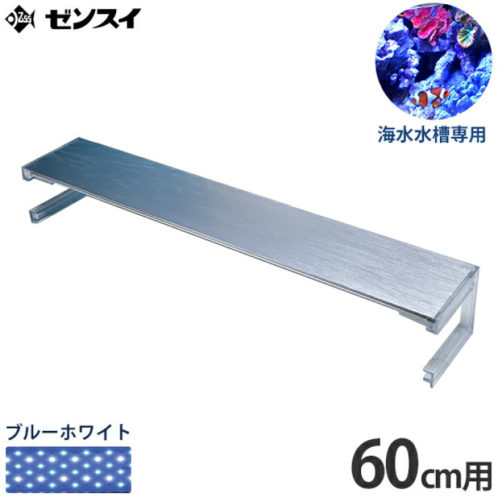 楽天市場】ゼンスイ 超薄型 LEDランプ 60cm水槽用 ブルーホワイト nano 